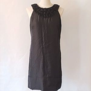 NWT London Times Black  Sheath Shift Dress Size 14